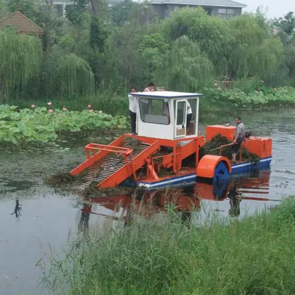 China Aquatic Harvester Floating Garbage Collecting Boats for rivers and lakes Garbage collection and cleaning