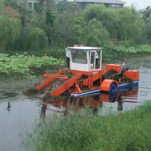 China Aquatic Harvester Floating Garbage Collecting Boats for rivers and lakes Garbage collection and cleaning