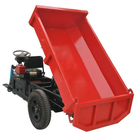 1.5TON Cargo Dump Trucks Tricycle with Front Loading Truck Cargo Tricycle Frame Box