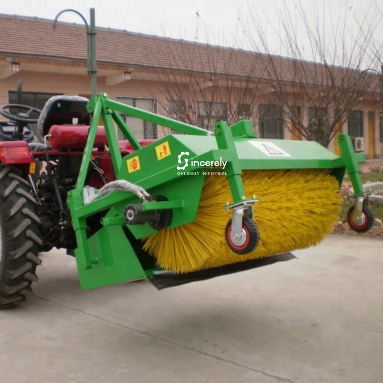 CE approved tractor mounted compact snow sweeper for sale