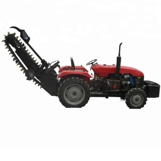 Agriculture digging chain trencher tractor sale / mini trencher