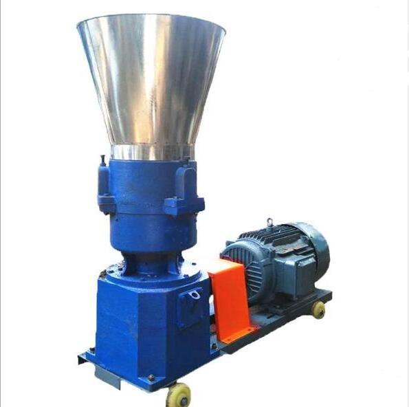 Small household use ring die pet feeding food maker pellets mill press machines mini fish pelletizer feed wood pellet machine