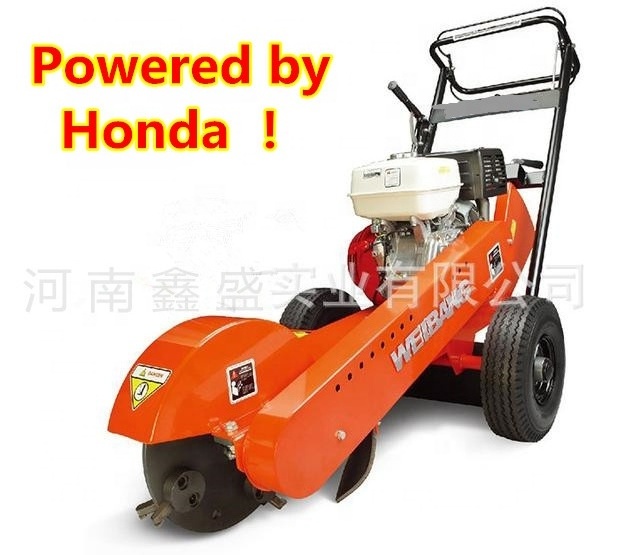 8 super big teeth 15hp gasoline engine powered mini stump grinder/tree stump grinder/stump grinder machine