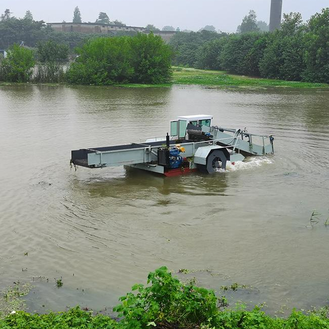 Eterne Water Harvester river trash cleaning machine clean floating garbage boat  /sea garbage cleaning ship