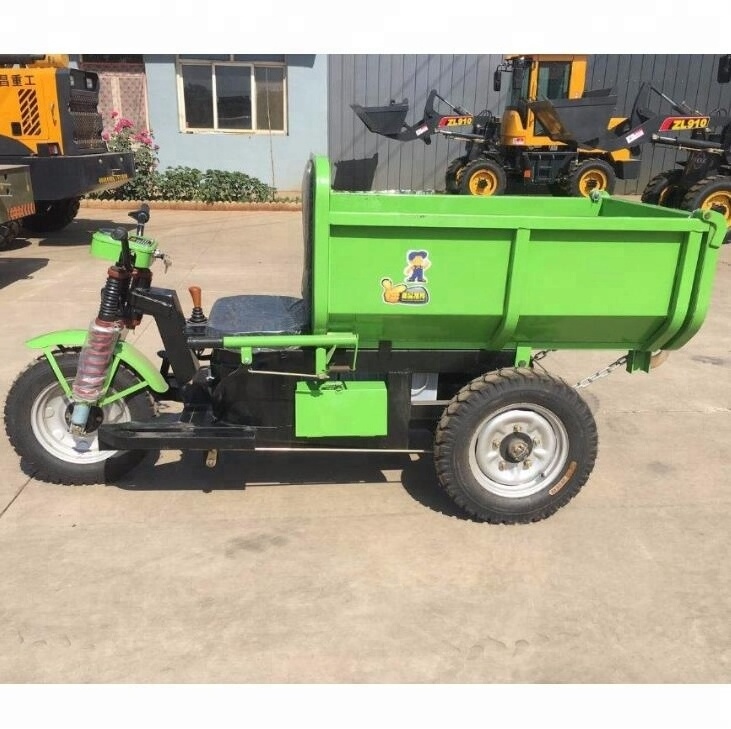 New 3 Wheel 2 Ton ,1 ton Battery Operated Mini mining Dumper Truck For Cargo