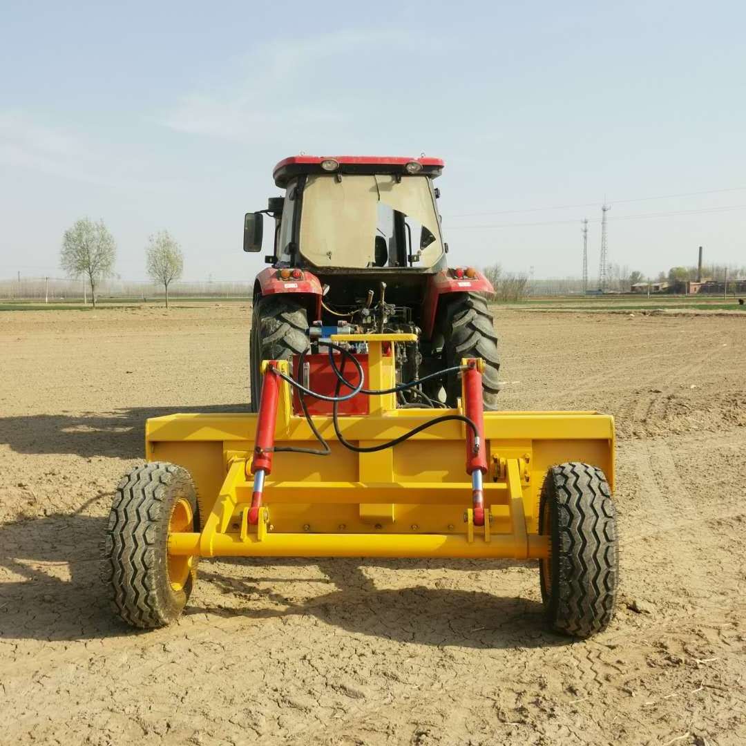 Soil Scraper Tractor Satellite Grader Laser Leveler Power Land Grader For Sale