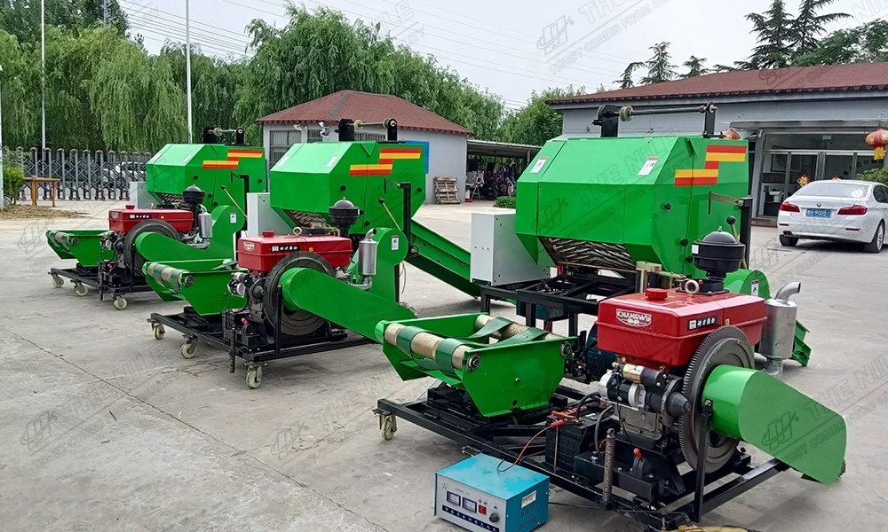 40kg 85kg/h combine silage harvester napier grass baler twine making machine