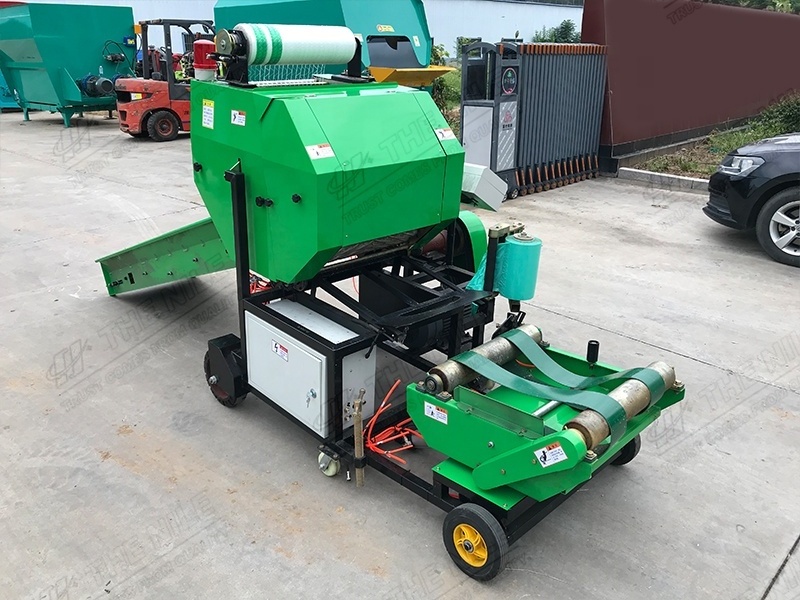 40kg 85kg/h combine silage harvester napier grass baler twine making machine