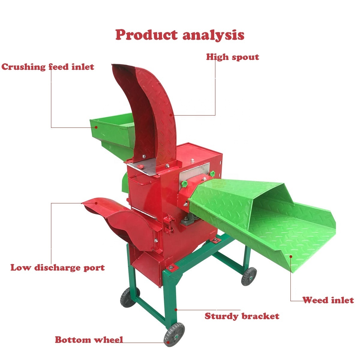 Hot Selling Multifunction Chaff Cutter Machine With Diesel Engine Chopper Progressing Milling Machinery