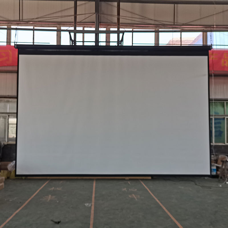 200 Inch 16:9 High Quality Large Electric Projection Screen/ Motorized Projector Screen tubular motor for projector Screen