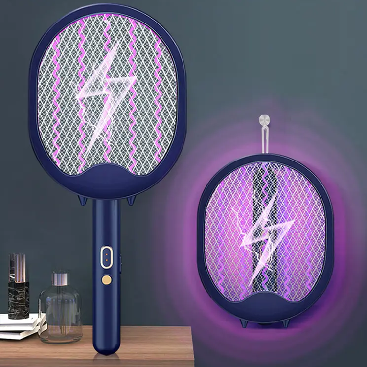 2023 Rechargeable Mosquito Killer Bat Electric Mosquito Swatter Electric Bug Insect Killer Racket