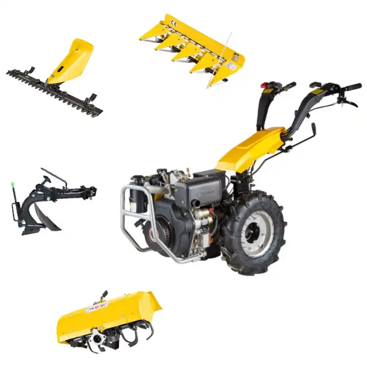 Factory Direct Garden Tiller Walking Tractor Mini Agricultural Machinery Tiller Walking Tractor Micro Tiller