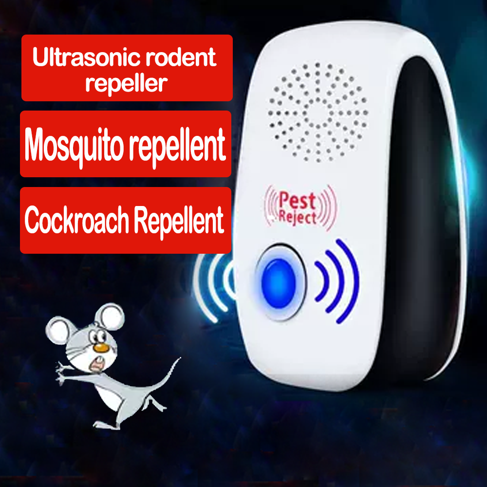 Hot Selling Ultrasonic Rat Mouse Repellent sonic Anti Mosquito Insect  Killer  Rodent Control Long EU US plug