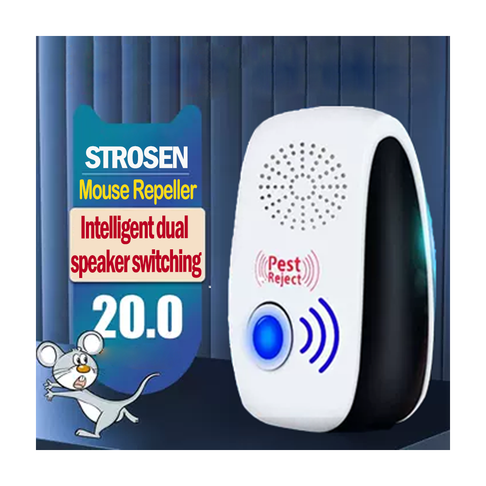 Hot Selling Ultrasonic Rat Mouse Repellent sonic Anti Mosquito Insect  Killer  Rodent Control Long EU US plug