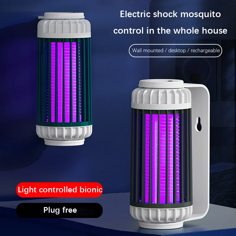 USB Power Supply Mosquito Killer Lamp Equipment Pest Control Ultrasonic Portable Photocatalyst Bug Zapper