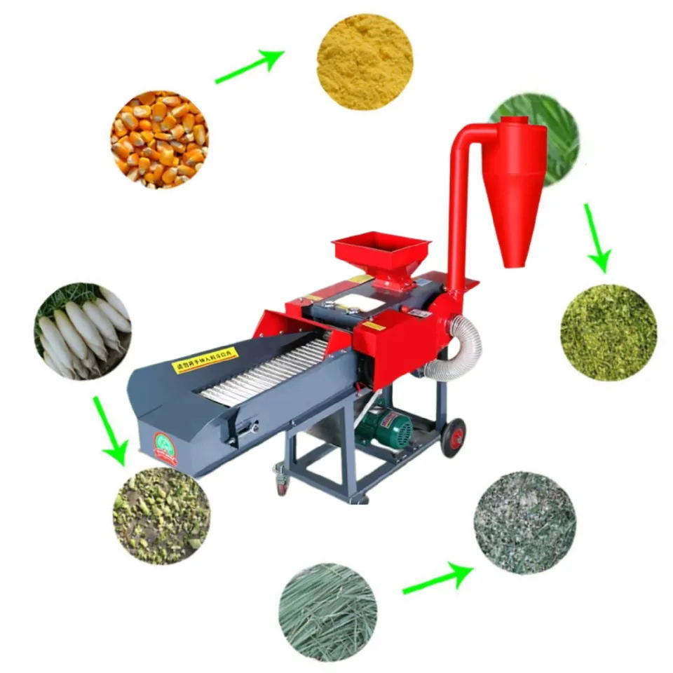 Strosen Dry and wet dual-purpose duck and goose feed machine,corn grain feed grinder wet straw, forage sugarcane grinder