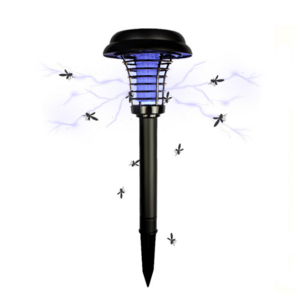 Bug Zapper With Battery Solar Energy For Garden Electric Net Mosquito Killer Lamp