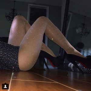 Xb73 Original Stocks Erotic Rhinestone Pantyhose Sexy Big Hole Stockings For Women knee Mature Underwear Sexy Body Stocking