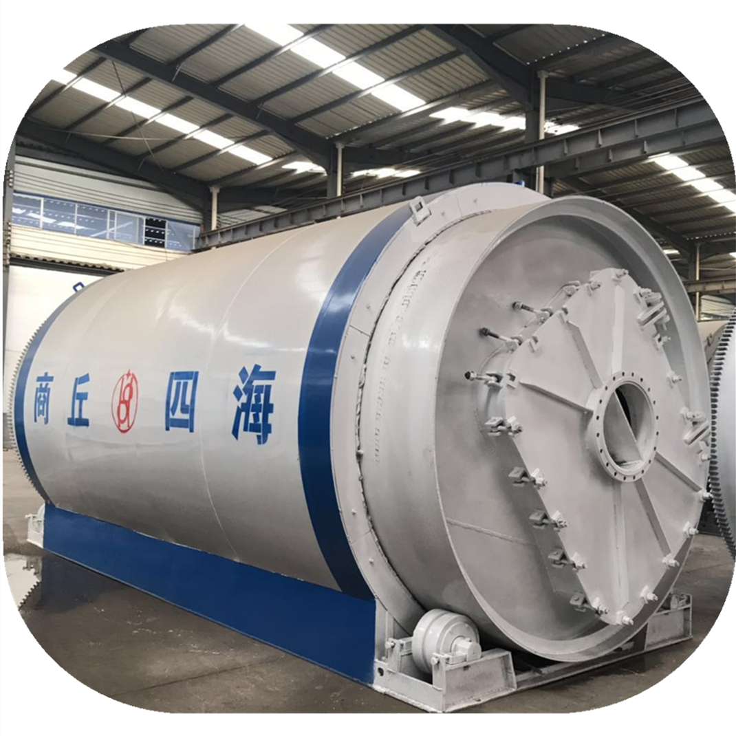 Used tyre recycling plant waste rubber pyrolysis