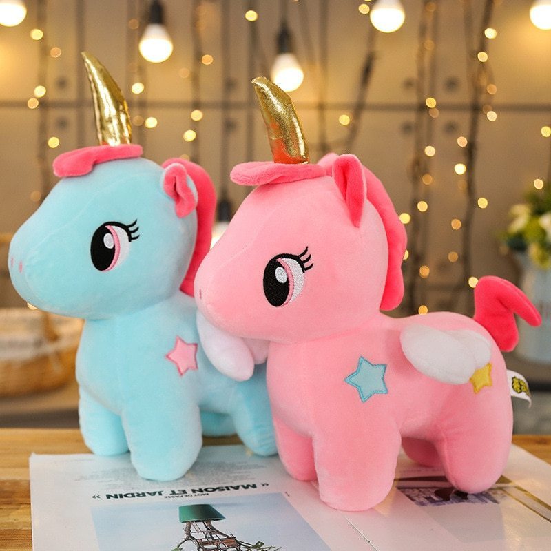 Hot Sell  Kawaii Unicorn Plush Toy Stuffed Unicornio Animal Dolls Soft Cartoon Toys for Children Girl Kids Birthday Gifts