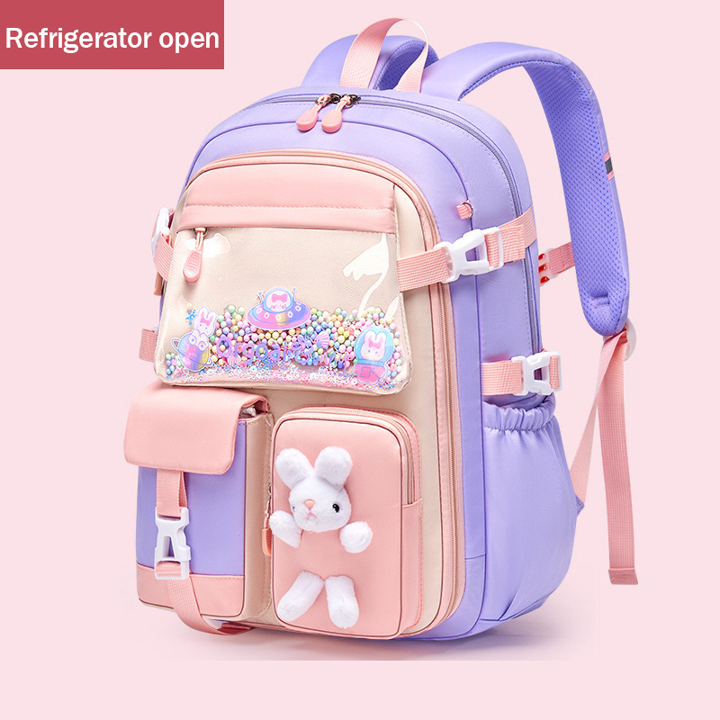 Children School Bags For Girls Kids Satchel Primary Orthopedic School Backpacks Princess Backpack Teenager Schoolbag Knapsack