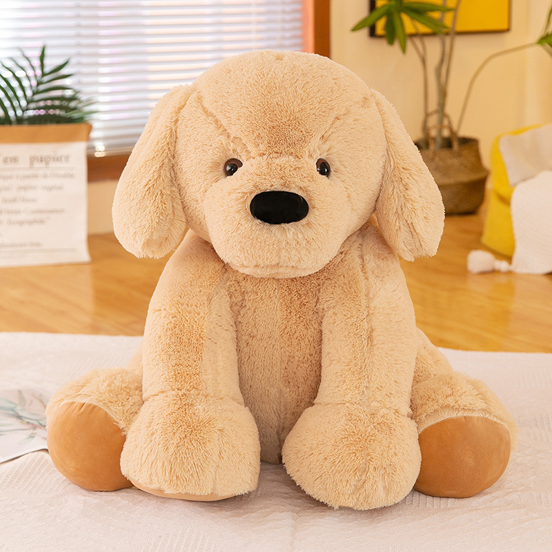 Stuffed Plush Animal Hot Animal Sam Doggy Giant Stuffed Animal Golden Retriever Giant Bear Doll Sleeping Doll Girl in Bed