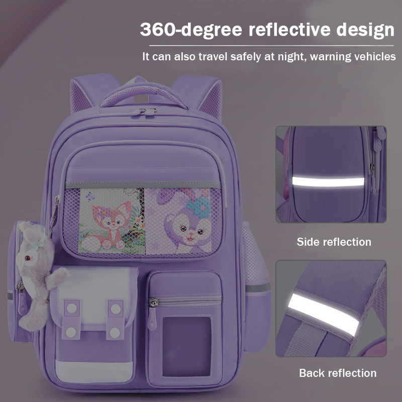 2023 Girls Waterproof School Bags For Teenagers Girl Light Weight Children Schoolbags Printing Kids School Backpacks sac mochila