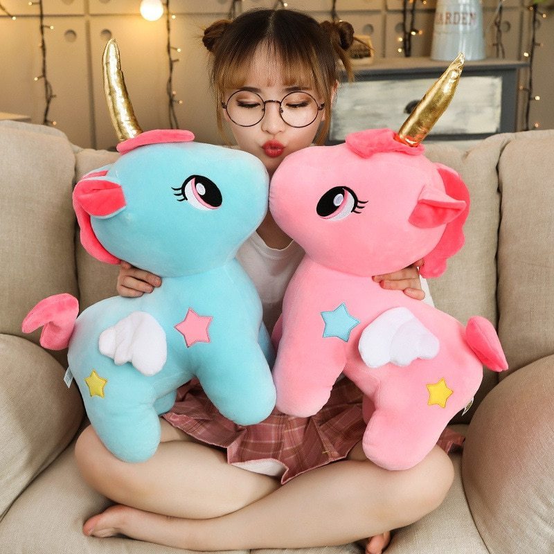 Hot Sell  Kawaii Unicorn Plush Toy Stuffed Unicornio Animal Dolls Soft Cartoon Toys for Children Girl Kids Birthday Gifts