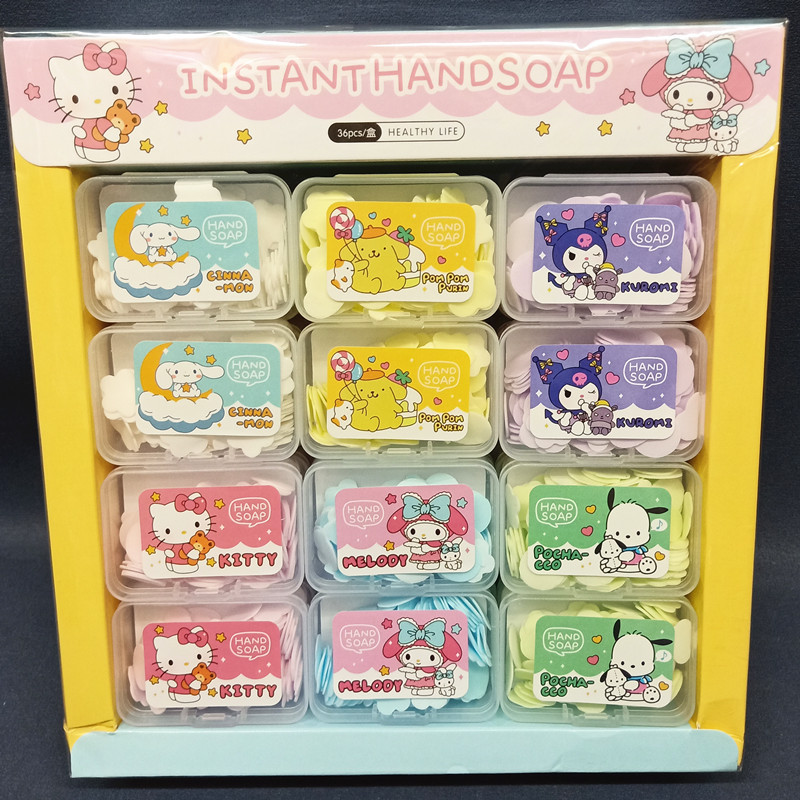 New Sanrioed Stationery  Ruler Correction Tape Sanrioed Decoration Air Cushion Comb Pencil Sharpener Kuromi Classroom Things