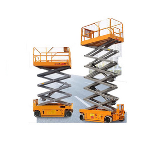 Custom Aerial Working Platform table 500kg Lifting Equipment Four Tires Trailer Mobile Hydraulic Scissor Lift