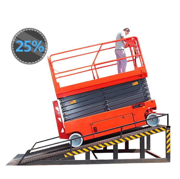 Electric hydraulic lifting platform aerial work platform trucks small full self propelled Scissor  Lift