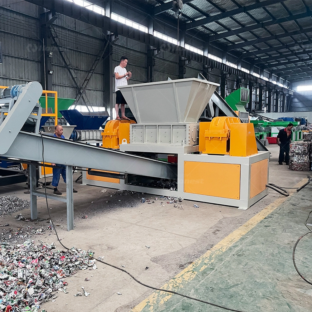 Heavy Model Scrap Metal Shredder Aluminum Engine Aluminum Cans Shredder Machine For Sale For Scrap Recycling Industry