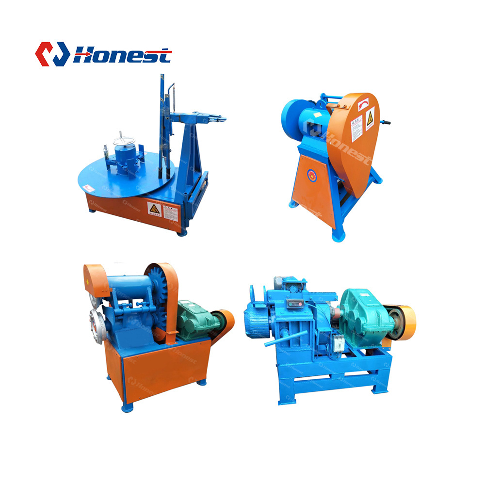 High Output  Automatic Tire Strip Cutter Tire Circle Cutting Recycling Machine/Waste Tire Tread Sidewall Cutter