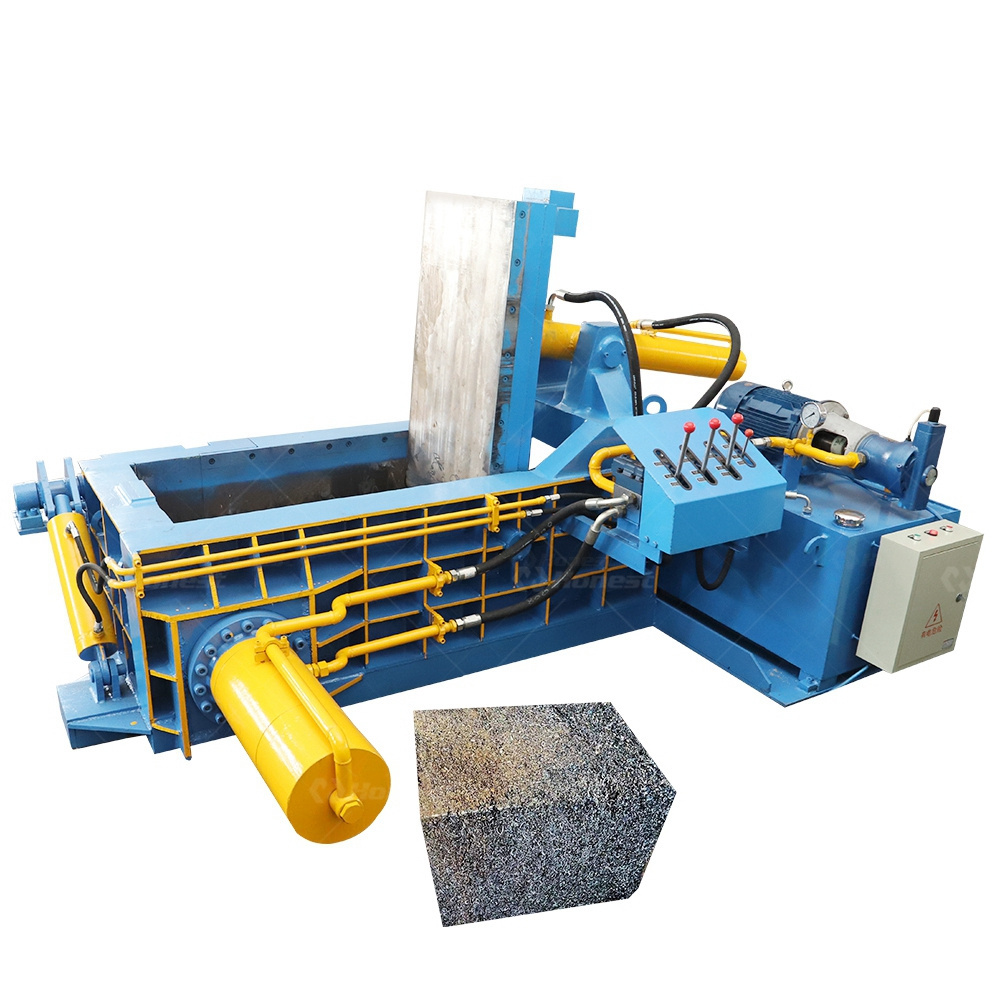 Scrap Metal Copper Aluminum Iron Baling And Briquetting Machine