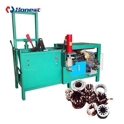 Environment Friendly Scrap Motor Recycling Machinery Motor Stator Wrecker Cutting and Pulling Machine For Sale