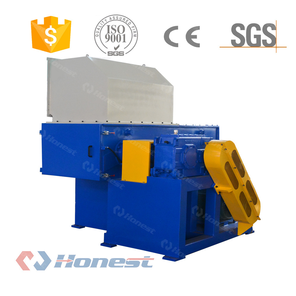 Wood Pallet Industrial Cardboard Shredder / Single Shaft Plastic Shredder Machine