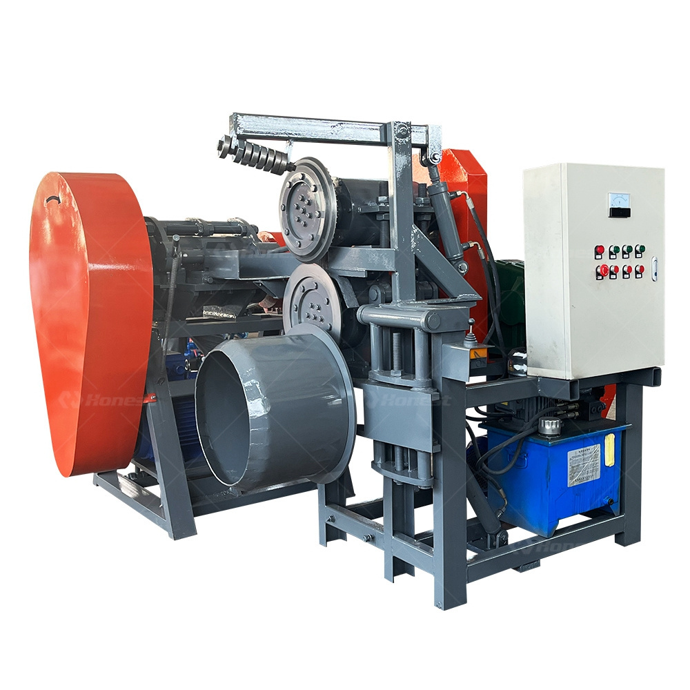 Fully Automatic Tire Strip and Block Cutting Machine  Waste Tire Recycling Plant