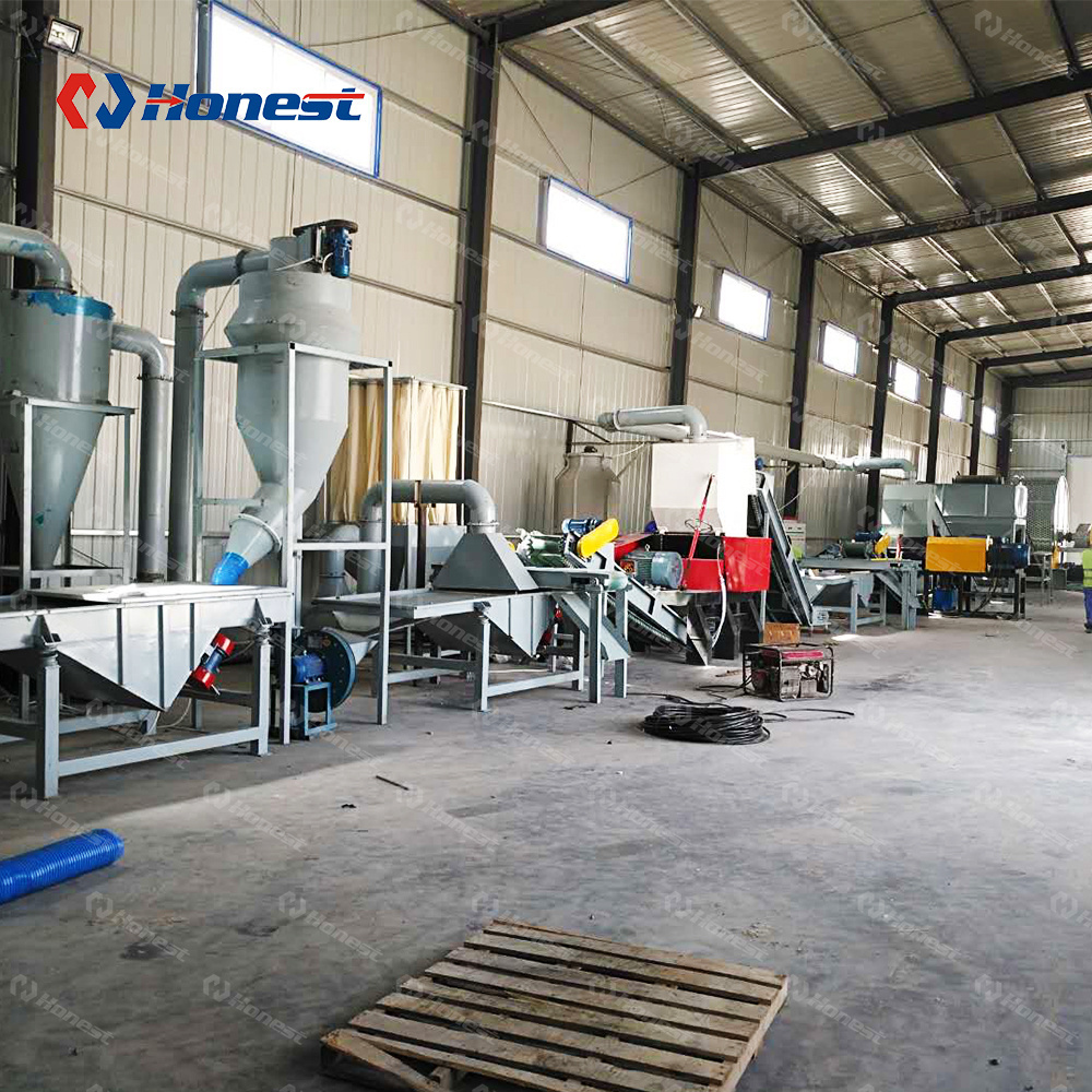 Used Tire Recycling Line For Making Rubber Pellets Rubber Chips