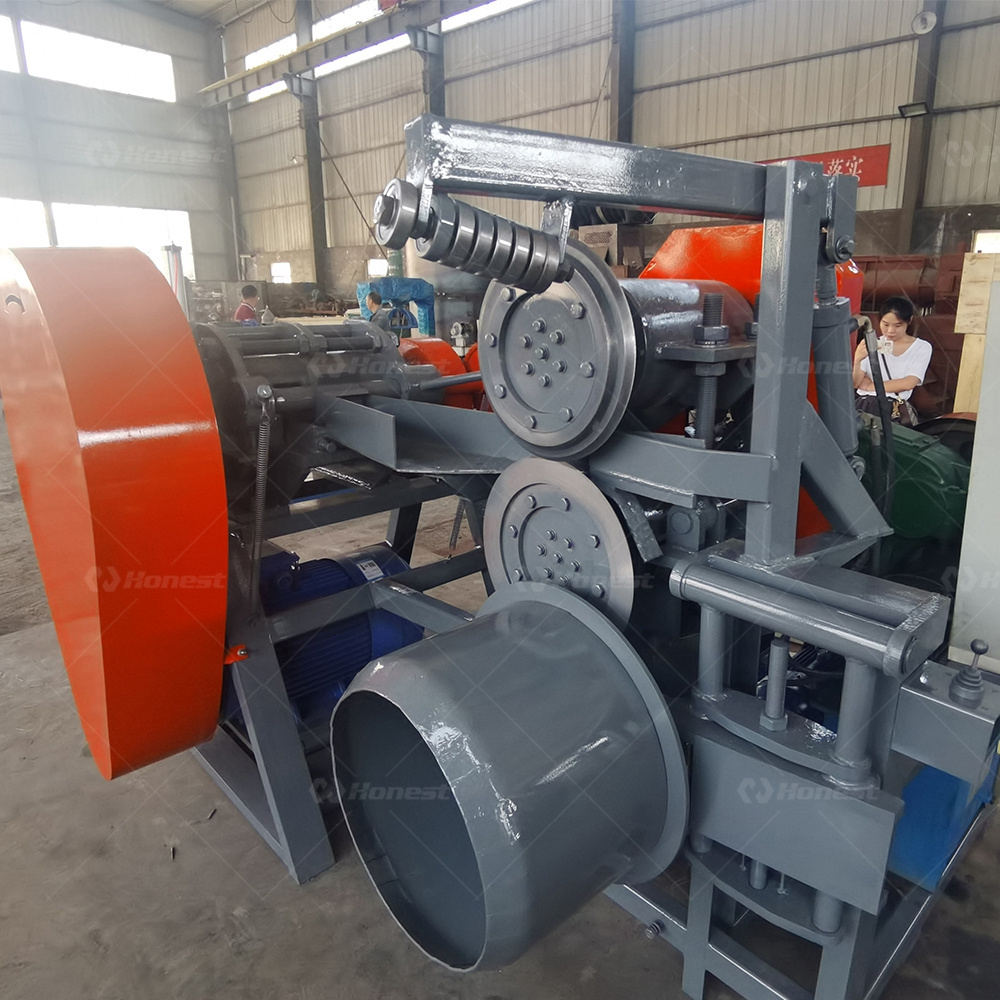 1000KG 2000KG Per Hour Waste Tyre Rubber Block Cutting Machine Tyre Shredder Crushing Machine for Tyre Recycle