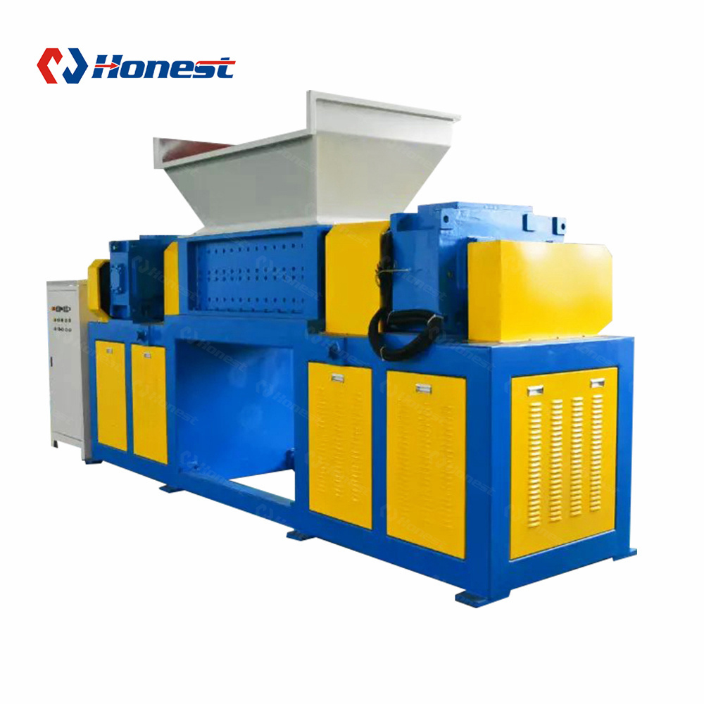 Double Shaft Waste Textile Shredder