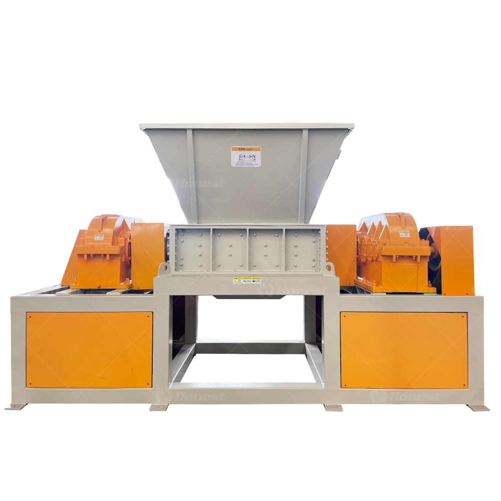 PVC Plastic Type and Waste Plastic Metal Scrap Wood Roots Shredder Crusher