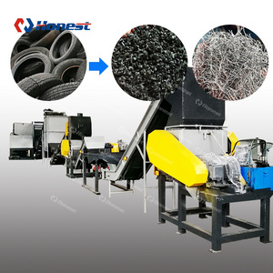 Used Tire Recycling Line For Making Rubber Pellets Rubber Chips