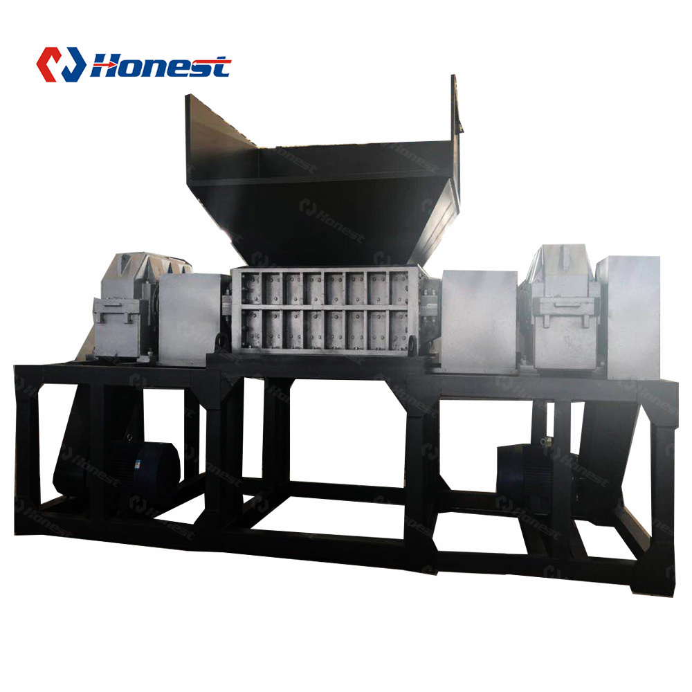 Double Shaft Waste Textile Shredder