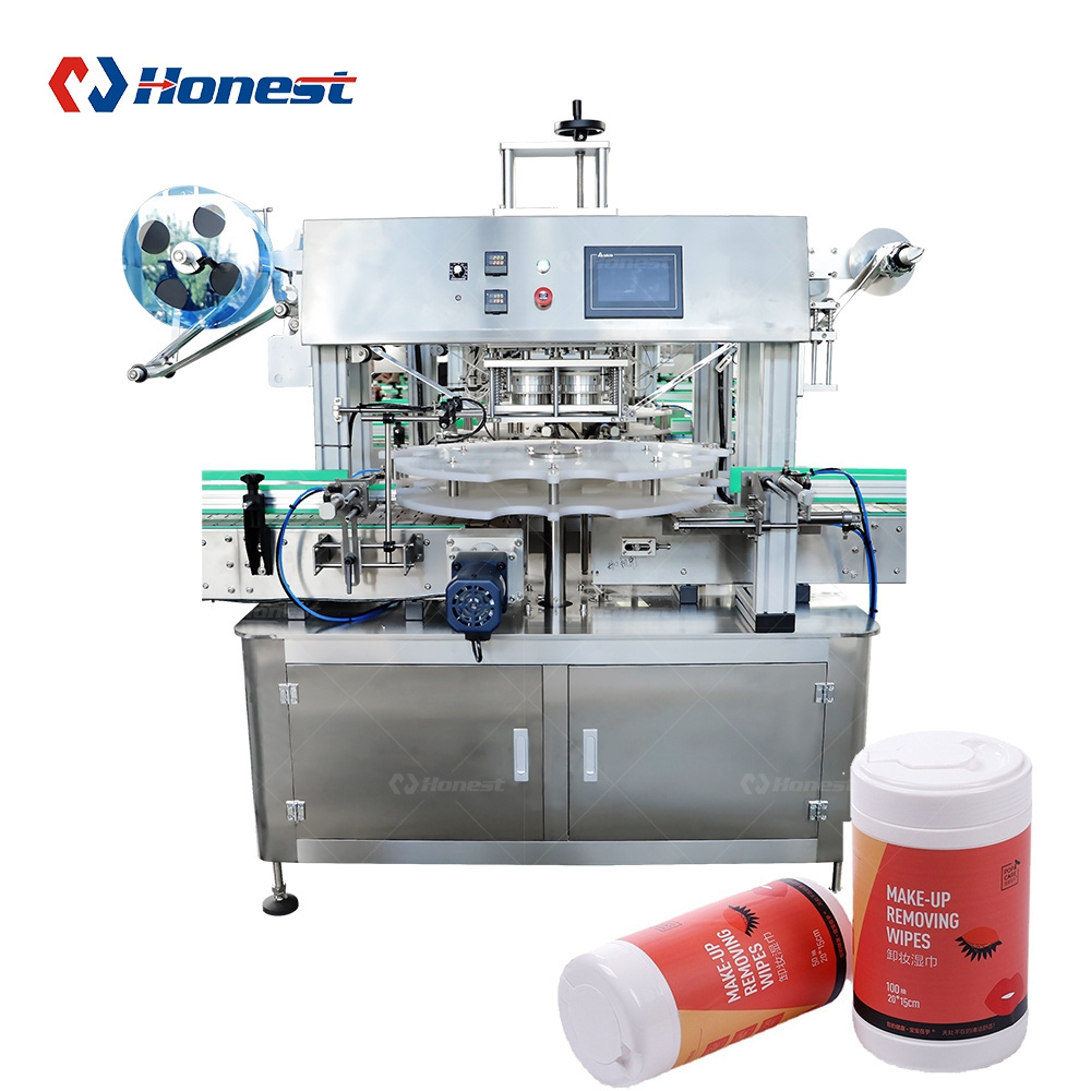 Europe Baby Wet Tissue Packing Machinery Canister Wipes Making Machine