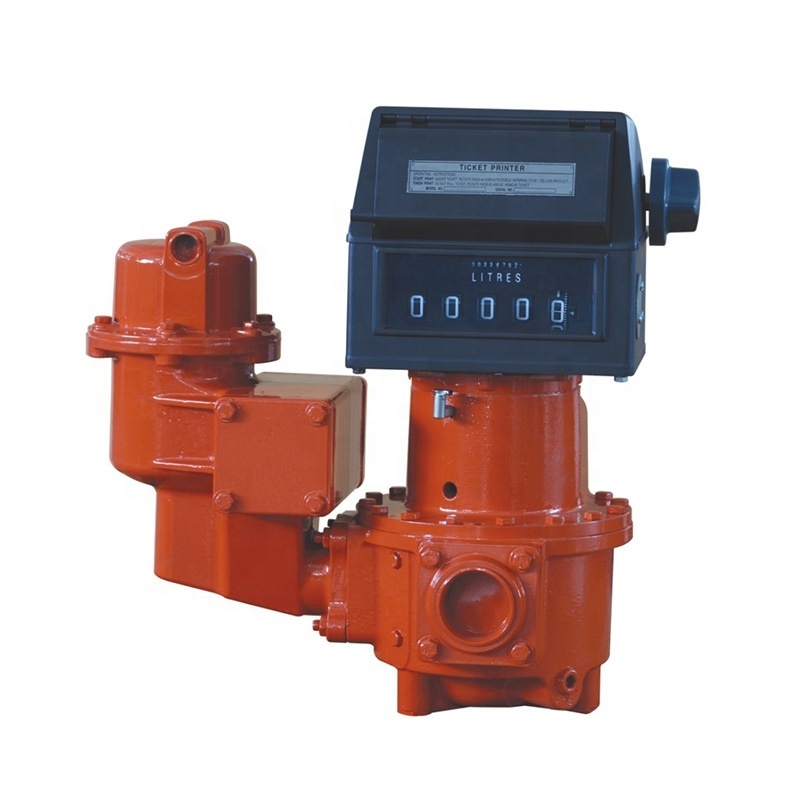 FMC-100 High Quality Digital Smith Meter Fuel Oil PD Rotary Vane Flow Meter With Printer