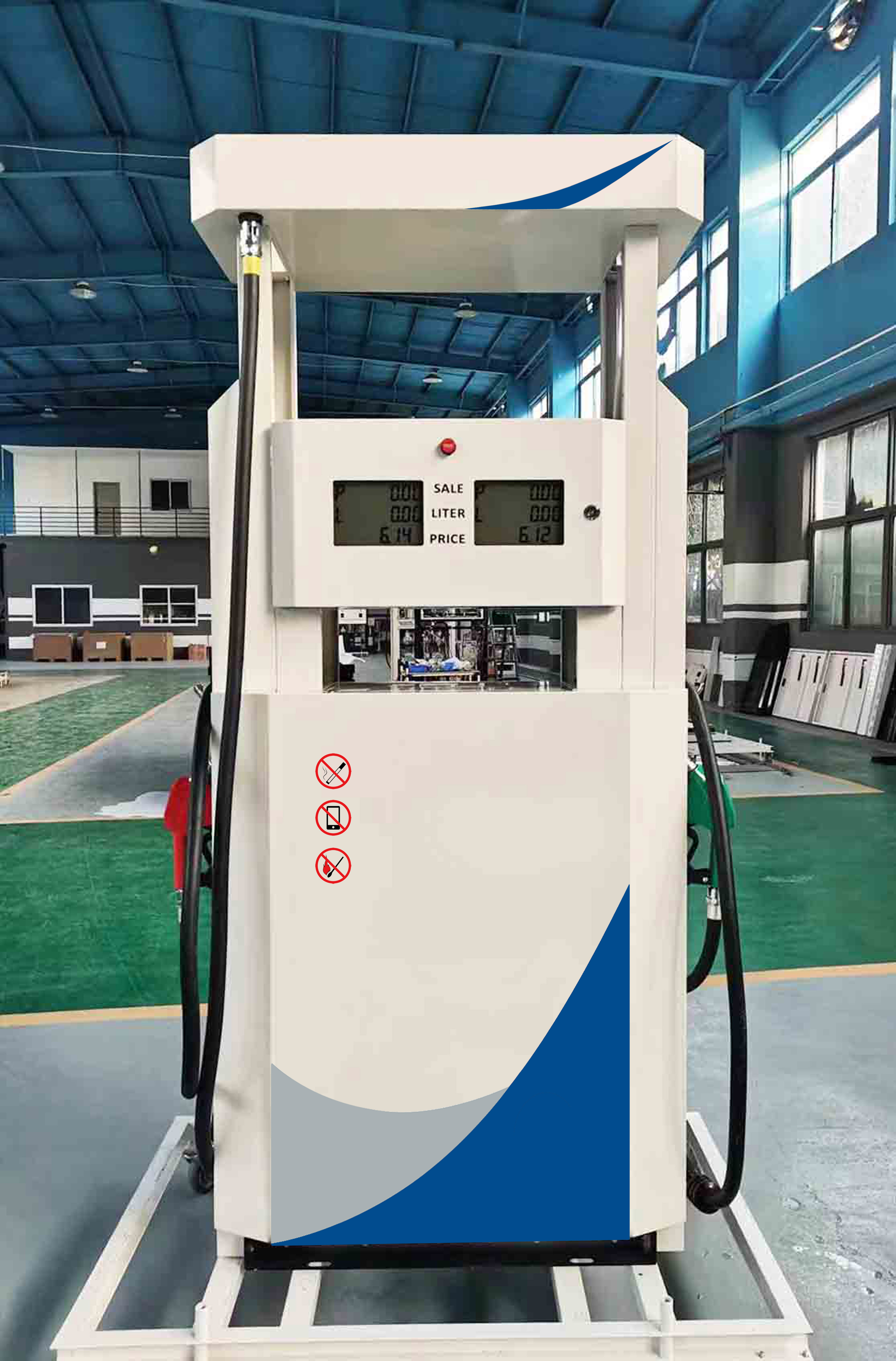 Single Double Nozzles Pump Automated Gas Station Fuel Dispenser for Filling Station