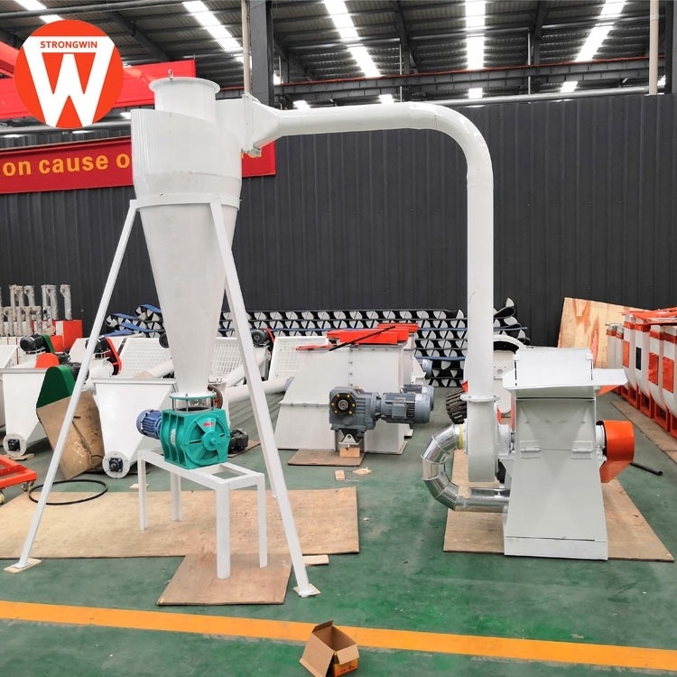 Henan Strongwin farm use hen cow feed grinder alfalfa pellet machine