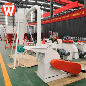 Henan Strongwin farm use hen cow feed grinder alfalfa pellet machine