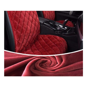 Free Sample Stocklot Textile Super Viscose Kain Soft Car Upholstery Sofa Fabrics Velvet