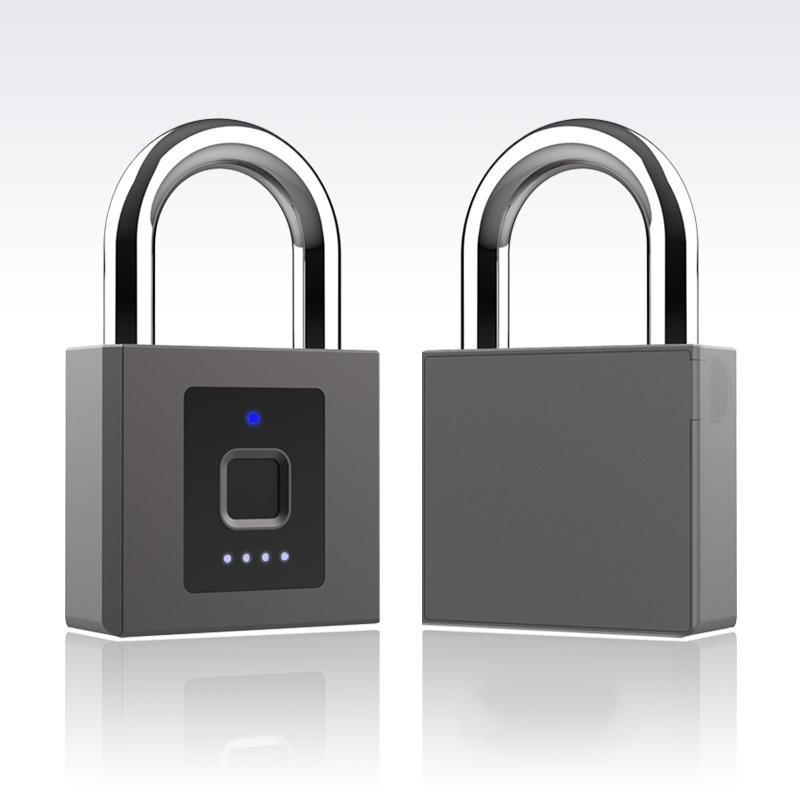 High Quality Biometric Remote Padlock padlock with keyless fingerprint Smart Electronic Fingerprint Padlock